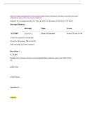 CJUS 534 QUIZ LEADERSHIP CHALLENGES AND ETHICS &vert; MODULE 4 WEEK 4 &vert; QUESTIONS AND ANSWERS &vert; 2026 UPDATE &vert; 100&percnt; CORRECT&period;