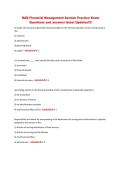 NAB Financial Exam Questions and answers 100&percnt;&NewLine;accurate latest updates&excl;&excl;&excl;&excl;