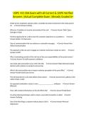 USPS  421 SSA Exam with all Correct & 100&percnt; Verified Answers &vert;Actual Complete Exam &vert;Already Graded A&plus;