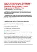 POWER ENGINEERING 4A &ndash; TEST REVIEW 1 &lpar;2026&rpar; &vert; Complete Study Guide &vert; Practice Questions&comma; Verified Answers & Power Engineering Certification Prep