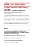 NUR 6111 EXAMS 1&ndash;3 &vert; ADVANCED PRACTICE NURSING I 2026 &vert; William Paterson University &vert; Complete Study Guide&comma; Practice Questions&comma; Verified Answers & Detailed Rationales