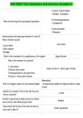 DSE OSCE Test Questions and Answers Graded A&plus;