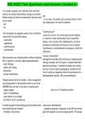 DSE OSCE Test Questions and Answers Graded A&plus;