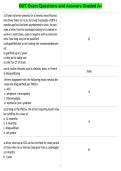 DOT Exam Questions and Answers Graded A&plus;