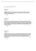 JURI 625 Quiz Comprehensive Final Exam &vert; Questions and Answers &vert; 2026 Update &vert; 100&percnt; Correct&period;