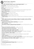 Nursing Exam 1 Study 