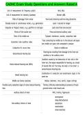 CAOHC Exam Study Questions and Answers Rated A