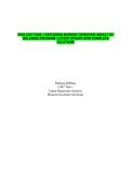 WGU C207 TASK 1 EXPLORING NURSING TURNOVER IMPACT OF WELLNESS PROGRAM  LATEST UPDATE WITH COMPLETE SOLUTIONS