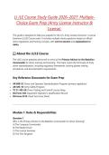 LI &sol;LE Course Study Guide 2026&ndash;2027&colon; Multiple-Choice Exam Prep &lpar;Army License Instructor & License&rpar;