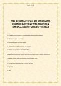 FREC 4 EXAM LATEST ALL 300 RANDOMIZED PRACTICE QUESTIONS WITH ANSWERS & RATIONALES LATEST VERSION THIS YEAR&period;pdf&NewLine;&NewLine;Prepare for the FREC 4 exam with this comprehensive study resource featuring 300 randomized practice questions&comma; verified answers&comma; and detail