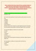 MUSIC APPRECIATION FINAL EXAM OFFICIAL ACADEMIC BOARD OF &NewLine;MUSIC AND ARTS EXAM NEWEST EXAM PREPARATION WITH &NewLine;COMPLETE QUESTIONS AND CORRECT ANSWERS WITH RATIONALES &vert; &NewLine;ALREADY GRADED A&plus;&vert;&vert;BRAND NEW VERSION&excl;&excl;
