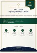 PCA Exam 2 2026&sol;2027 Premium Hip-Hop History & Culture Practice Question Bank with Verified Answers&NewLine;&NewLine;