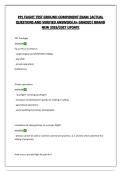 PPL FLIGHT TEST GROUND COMPONENT EXAM &vert;ACTUAL QUESTIONS AND VERIFIED ANSWERS&vert;A&plus; GRADED&vert; BRAND NEW 2026&sol;2027 UPDATE