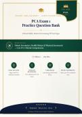 PCA Exam 1 2026&sol;2027 Premium Clinical Skills & Patient Interviewing Practice Question Bank with Verified Answers&NewLine;&NewLine;