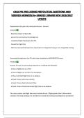 CASA PPL PRE LICENSE PREP&vert;ACTUAL QUESTIONS AND VERIFIED ANSWERS&vert;A&plus; GRADED&vert; BRAND NEW 2026&sol;2027 UPDATE