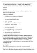 ANESTHESIA TECHNICIAN CERTIFICATION EXAM PRACTICE &vert; STUDY GUIDE &vert;&NewLine;TESTBANK &vert; PRACTICE QUESTIONS & ANSWERS &vert; EXAM PREPARATION &vert;&NewLine;ADVANCED REVIEW &vert; COMPREHENSIVE PRACTICE EXAM &vert; LATEST UPDATE&NewLine;2026&sol;2027