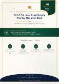 PCA&sol;CNA Final Exam 2026&sol;2027 Premium Comprehensive Practice Question Bank with Verified Answers&NewLine;&NewLine;
