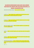 AAA DRIVER IMPROVEMENT EXAM LATEST 2026 UPDATED &NewLine;QUESTIONS AND VERIFIED 100&percnt; SOLUTIONS &lpar;2026&sol;2027&rpar; &vert;A&plus; &NewLine;GRADED &vert;GUARANTEED PASS