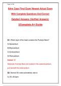 Ibhre Ceps Final Exam Newest Actual Exam&NewLine;With Complete Questions And Correct Detailed Answers &lpar;Verified Answers&rpar;&NewLine;&vert;&vert;Complete A&plus; Guide&NewLine;