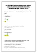 PREVENTION OF MEDICAL ERRORS ECHELON POST TEST &vert;ACTUAL QUESTIONS AND VERIFIED ANSWERS&vert;A&plus; GRADED&vert; BRAND NEW 2026&sol;2027 UPDATE