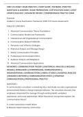 CMN 574 EXAM 1 EXAM PRACTICE &vert; STUDY GUIDE &vert; TESTBANK &vert; PRACTICE&NewLine;QUESTIONS & ANSWERS &vert; EXAM PREPARATION &vert; CERTIFICATION EXAM &vert; LATEST&NewLine;UPDATE 2026&sol;2027 &vert; ADVANCED REVIEW &vert; COMPREHENSIVE PRACTICE EXAM