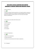 SFPC EXAM &vert;ACTUAL QUESTIONS AND VERIFIED ANSWERS&vert;A&plus; GRADED&vert; BRAND NEW 2026&sol;2027 UPDATE