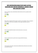 SFPC CERTIFICATION EXAM STUDY GUIDE &vert;ACTUAL QUESTIONS AND VERIFIED ANSWERS&vert;A&plus; GRADED&vert; BRAND NEW 2026&sol;2027 UPDATE