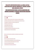 SPeD SFPC CERTIFICATION EXAM -ALL AREAS &vert;ACTUAL QUESTIONS AND VERIFIED ANSWERS&vert;A&plus; GRADED&vert; BRAND NEW 2026&sol;2027 UPDATE
