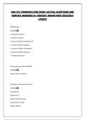 ADA CCC COMMON CORE EXAM &vert;ACTUAL QUESTIONS AND VERIFIED ANSWERS&vert;A&plus; GRADED&vert; BRAND NEW 2026&sol;2027 UPDATE