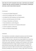 NEW YORK SITE SAFETY MANAGER &lpar;SSM&rpar; EXAM&ndash; QUESTIONS AND ANSWERS&NewLine;&vert; VERIFIED AND WELL DETAILED ANSWERS &vert; PLUS RATIONALES &vert; DOWNLOAD&NewLine;AND PASS &vert; LATEST EXAM UPDATE 2026&sol;2027