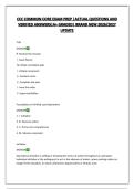 CCC COMMON CORE EXAM PREP &vert;ACTUAL QUESTIONS AND VERIFIED ANSWERS&vert;A&plus; GRADED&vert; BRAND NEW 2026&sol;2027 UPDATE