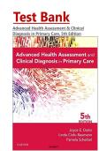 Test Bank for Advanced Health Assessment & Clinical Diagnosis in Primary Care&comma; 5th Edition&vert;&vert;Complete Guide A&plus;&vert;&vert;ISBN 978-0323266253&NewLine;