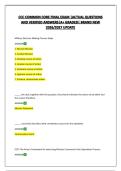 CCC COMMON CORE FINAL EXAM &vert;ACTUAL QUESTIONS AND VERIFIED ANSWERS&vert;A&plus; GRADED&vert; BRAND NEW 2026&sol;2027 UPDATE