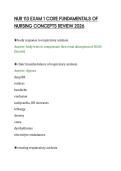 NUR 113 EXAM 1 CORE FUNDAMENTALS OF&NewLine;NURSING CONCEPTS REVIEW 2026