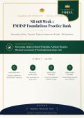 NR 668 Week 1 2026&sol;2027 &ndash; Chamberlain University PMHNP Foundations Practice Question Bank with Verified Answers&NewLine;&NewLine;