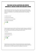 PEAT EXAM &vert;ACTUAL QUESTIONS AND VERIFIED ANSWERS&vert;A&plus; GRADED&vert; BRAND NEW 2026&sol;2027 UPDATE