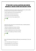 2ND PEAT PART IX &vert;ACTUAL QUESTIONS AND VERIFIED ANSWERS&vert;A&plus; GRADED&vert; BRAND NEW 2026&sol;2027 UPDATE