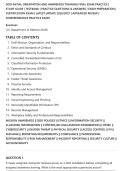 DOD INITIAL ORIENTATION AND AWARENESS TRAINING FINAL EXAM PRACTICE &vert;&NewLine;STUDY GUIDE &vert; TESTBANK &vert; PRACTICE QUESTIONS & ANSWERS &vert; EXAM PREPARATION &vert;&NewLine;CERTIFICATION EXAM &vert; LATEST UPDATE 2026&sol;2027 &vert; ADVANCED REVIEW &vert;&NewLine;COMPREHENSIVE PRACTICE EXAM