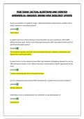 PEAT EXAM &vert;ACTUAL QUESTIONS AND VERIFIED ANSWERS&vert;A&plus; GRADED&vert; BRAND NEW 2026&sol;2027 UPDATE