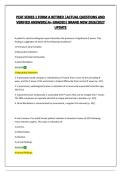 PEAT SERIES 1 FORM A RETIRED &vert;ACTUAL QUESTIONS AND VERIFIED ANSWERS&vert;A&plus; GRADED&vert; BRAND NEW 2026&sol;2027 UPDATE