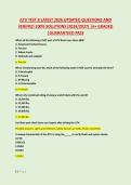 JLTV TEST B LATEST 2026 UPDATED QUESTIONS AND &NewLine;VERIFIED 100&percnt; SOLUTIONS &lpar;2026&sol;2027&rpar; &vert;A&plus; GRADED &NewLine;&vert;GUARANTEED PASS 