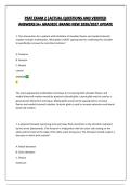 PEAT EXAM BUNDLE &vert;ACTUAL QUESTIONS AND VERIFIED ANSWERS&vert;BRAND NEW 2026&sol;2027 UPDATE