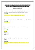 PROPHECY SURGICAL ICU EXAM A V3 &vert;ACTUAL QUESTIONS AND VERIFIED ANSWERS&vert;A&plus; GRADED&vert; BRAND NEW 2026&sol;2027 UPDATE