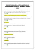 PROPHECY RN EXAM B V3 &vert;ACTUAL QUESTIONS AND VERIFIED ANSWERS&vert;A&plus; GRADED&vert; BRAND NEW 2026&sol;2027 UPDATE