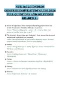 NUR 160 2 HONDROS&NewLine;COMPREHENSIVE STUDY GUIDE 2026&NewLine;FULL QUESTIONS AND SOLUTIONS&NewLine;GRADED A&plus;