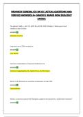 PROPHECY GENERAL RN EXAM BUNDLE &vert;ACTUAL QUESTIONS AND VERIFIED ANSWERS&vert; BRAND NEW 2026&sol;2027 UPDATE