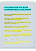 Comprehensive Guide to the National Electrical Code &lpar;NEC&rpar; and Safety Standards