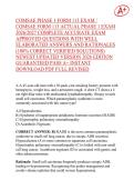 COMSAE PHASE 1 FORM 113 EXAM &sol;  COMSAE FORM 113 ACTUAL PHASE 1 EXAM  2026&sol;2027 COMPLETE ACCURATE EXAM  APPROVED QUESTIONS WITH WELL  ELABORATED ANSWERS AND RATIONALES  &lpar;100&percnt; CORRECT VERIFIED SOLUTIONS&rpar;  NEWEST UPDATED VERSION 2026 EDITION  GUARANTEED PASS