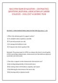 NACC PSW EXAM EVALUATION &ndash; 250 PRACTICE &NewLine;QUESTIONS &vert;NATIONAL ASSOCIATION OF CAREER &NewLine;COLLEGES &ndash; 2026&sol;2027 ACADEMIC YEAR