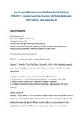 Law of Agency Champions Texas Real Estate Exam Actual Exam 2026&sol;2027 &ndash; Complete Exam-Style Questions with Detailed Rationales &vert; 100&percnt; Verified &ndash; Pass Guaranteed A&plus;